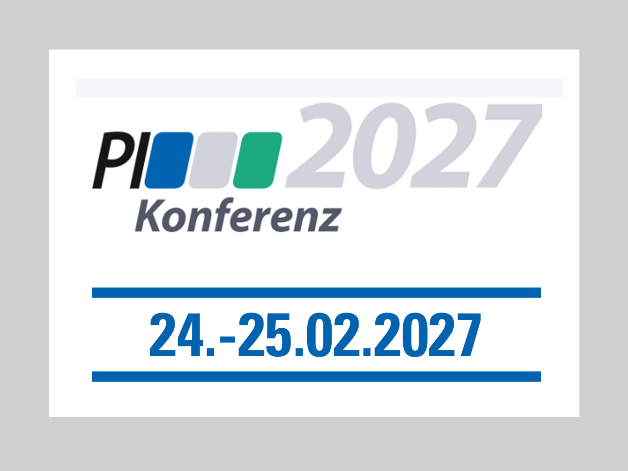 PI Konferenz 2027, Frankfurt,  Germany